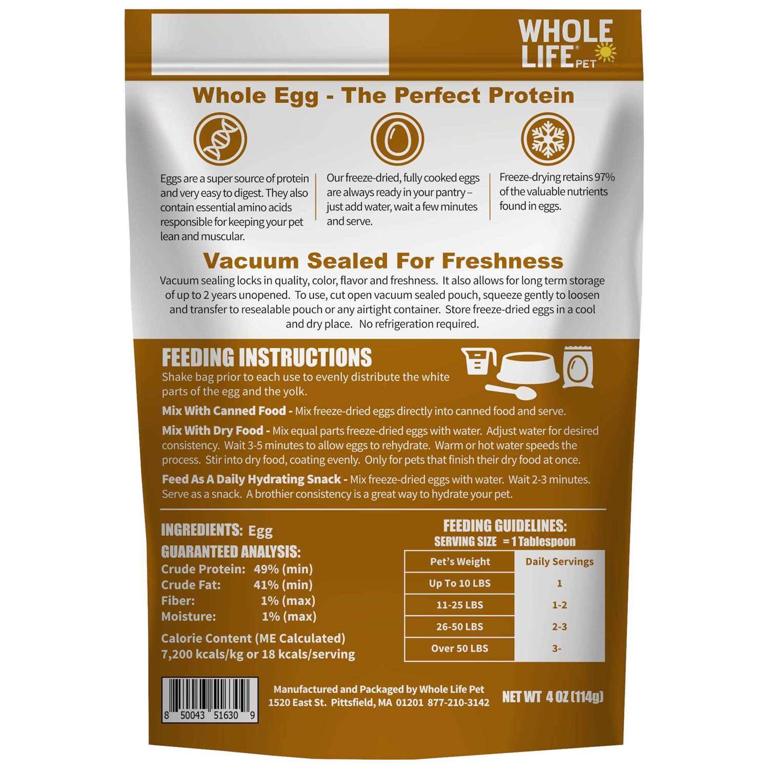 Alternative view of Whole Life Freeze-Dried Eggs Dog & Cat Treats