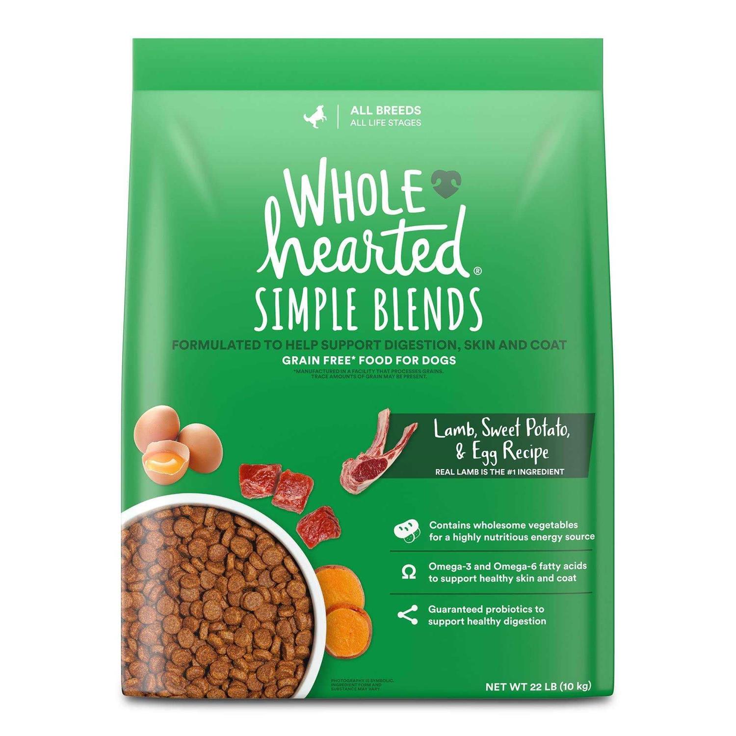 WholeHearted Lamb Sweet Potato & Egg Recipe Dry Dog Food