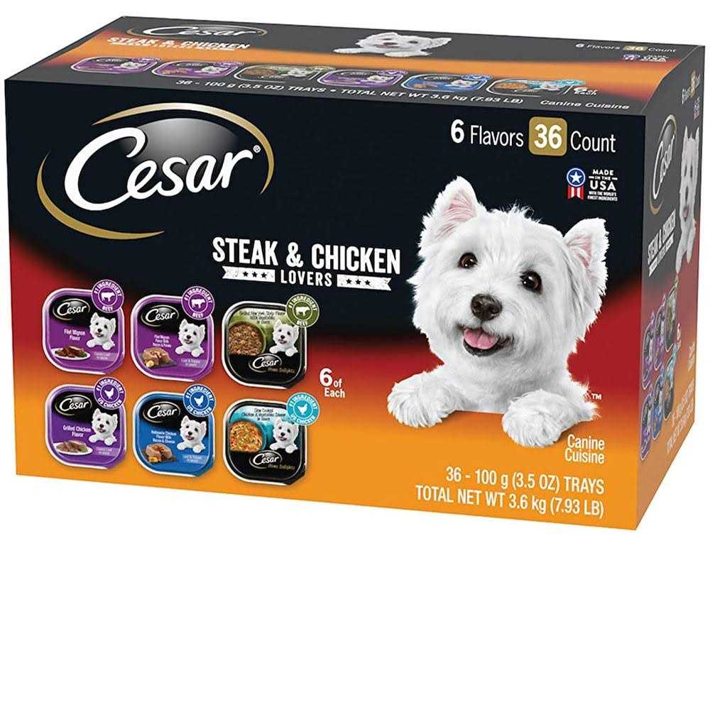 Alternative view of Cesar Steak & Poultry Lovers Variety Pack Dog Food Trays