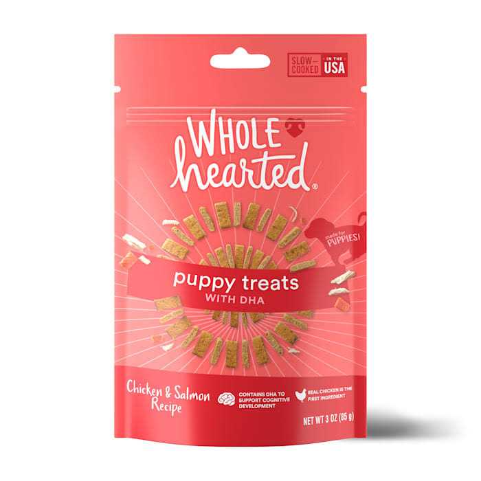 WholeHearted Chicken & Salmon Recipe Puppy Treats with Dha