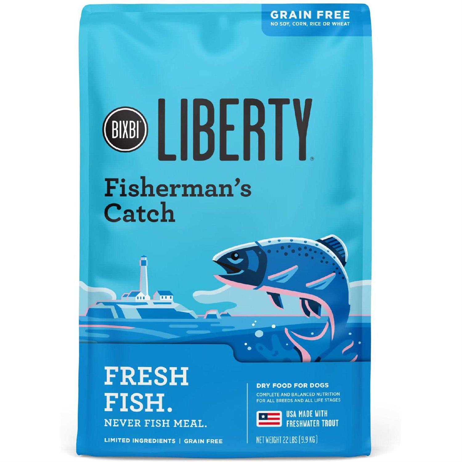 Bixbi Liberty Fisherman's Catch Grain-Free Dry Dog Food