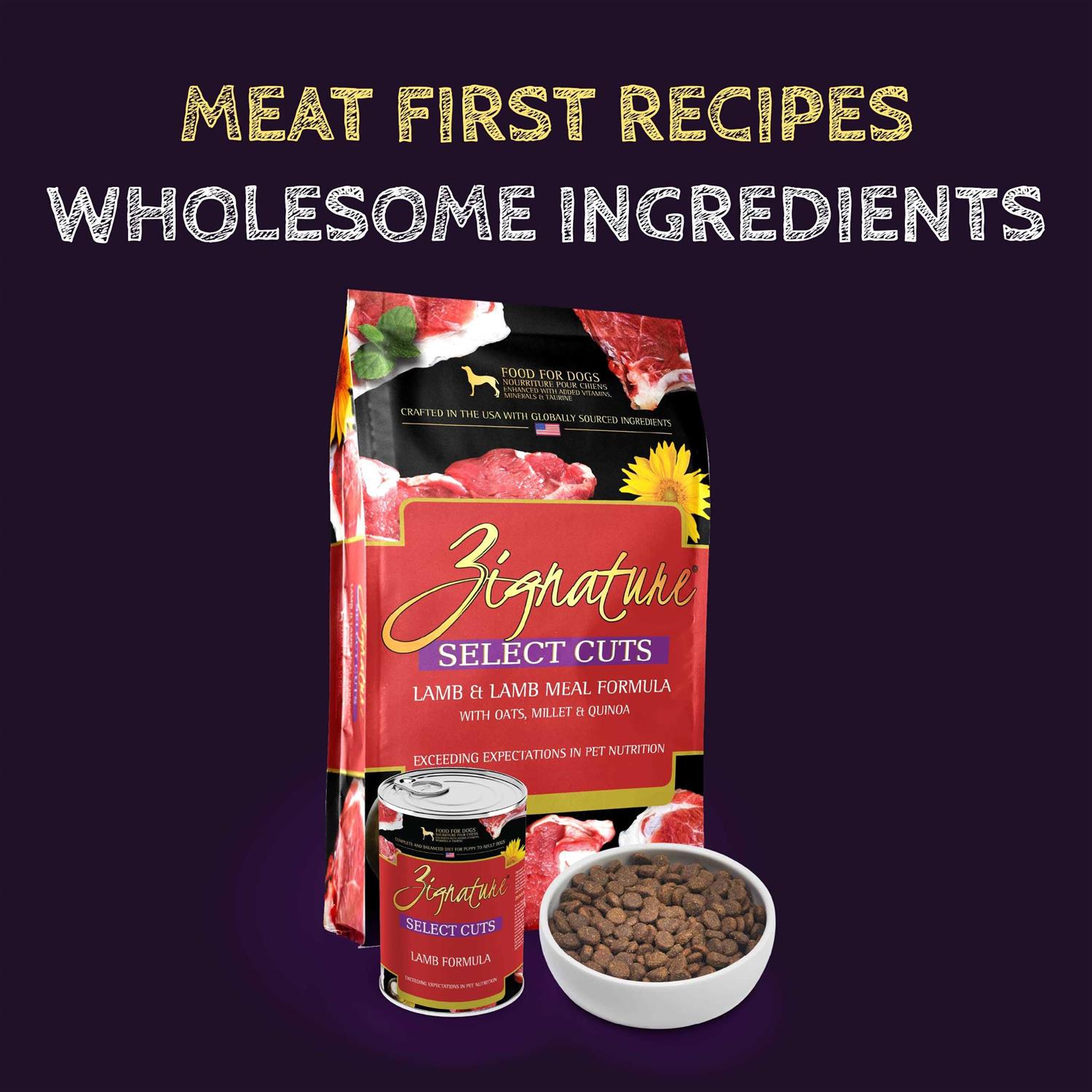 Alternative view of Zignature Select Cuts Lamb Formula Dry Dog Food