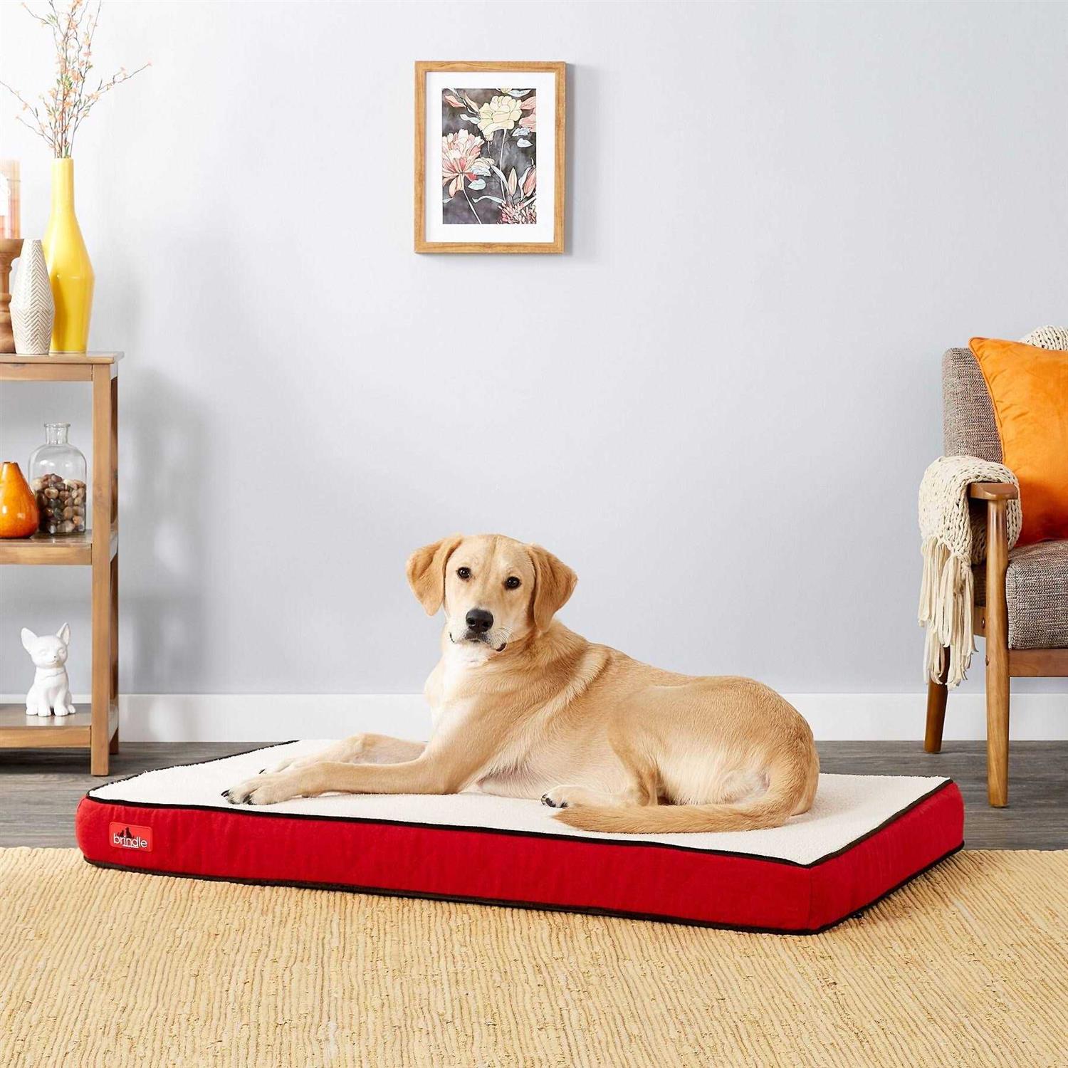 Alternative view of Brindle Waterproof Designer Memory Foam Pet Bed