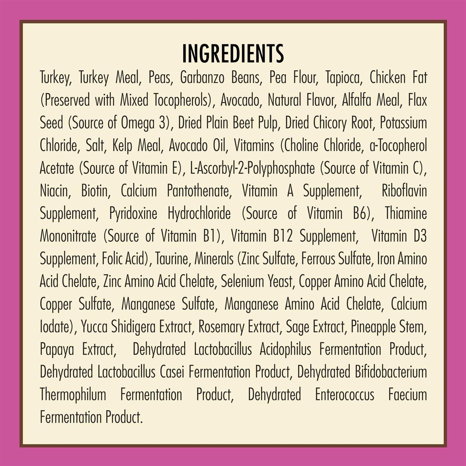 Alternative view of AvoDerm Revolving Menu Turkey Recipe Small Breed Dry Dog Food 4lb