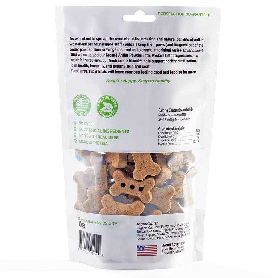 Alternative view of Buck Bone Organics Antler Biscuits Dog