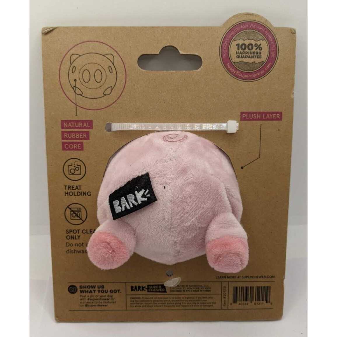 Alternative view of Bark Super Chewer Pig Dog Toy