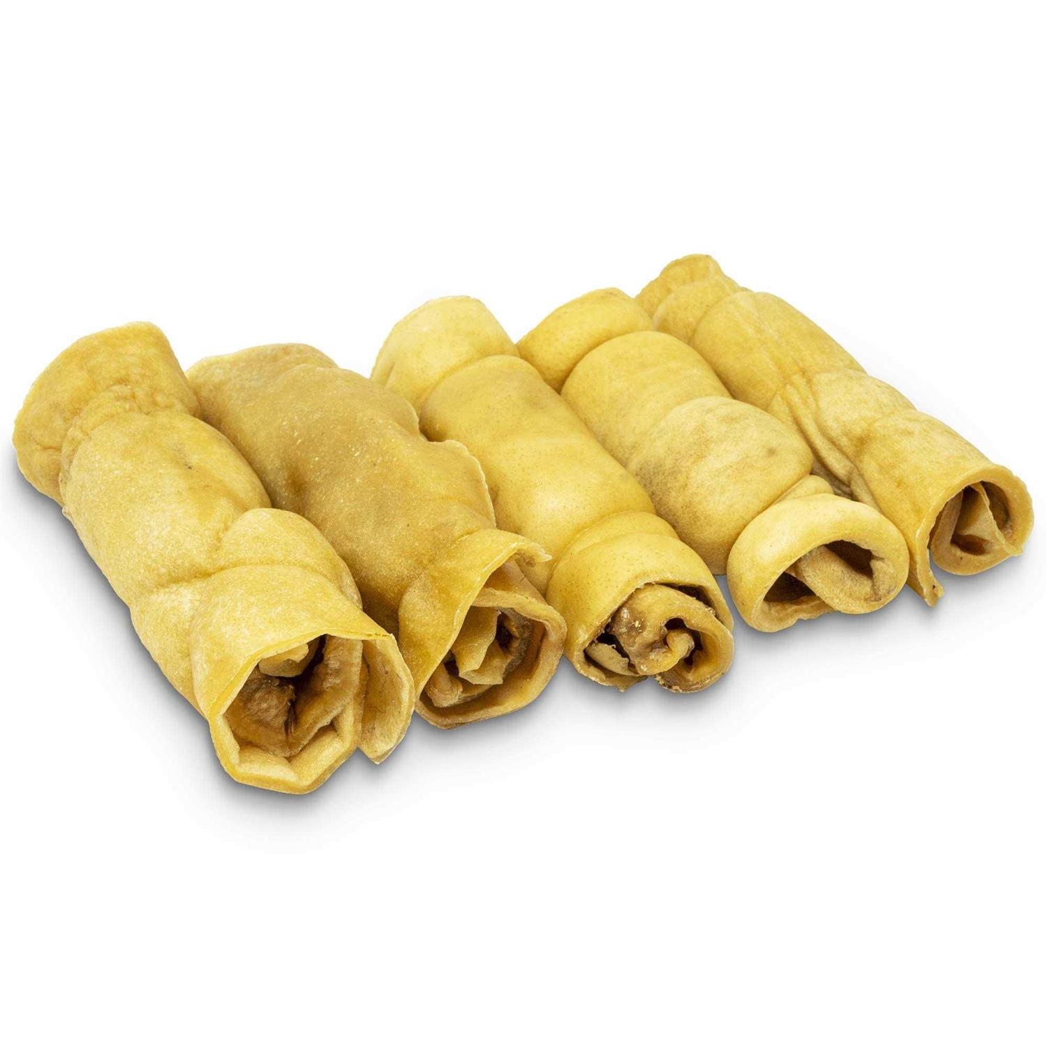 Wild Eats Water Buffalo Retriever Style Cheek Roll Dog Chews-5 Pack