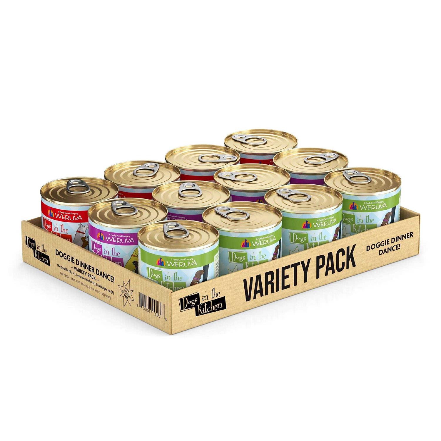 Weruva Dogs in the Kitchen Variety Doggie Dinner Dance Canned Dog Food
