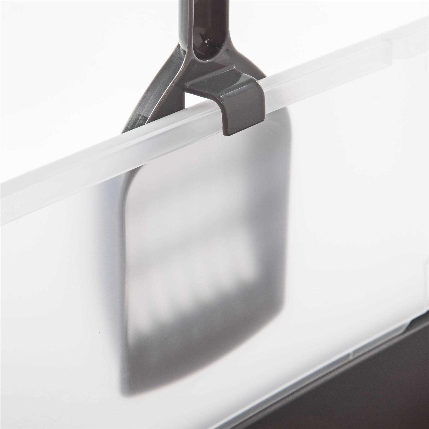 Alternative view of Iris USA Open Top Cat Litter Box with Shield and Scoop