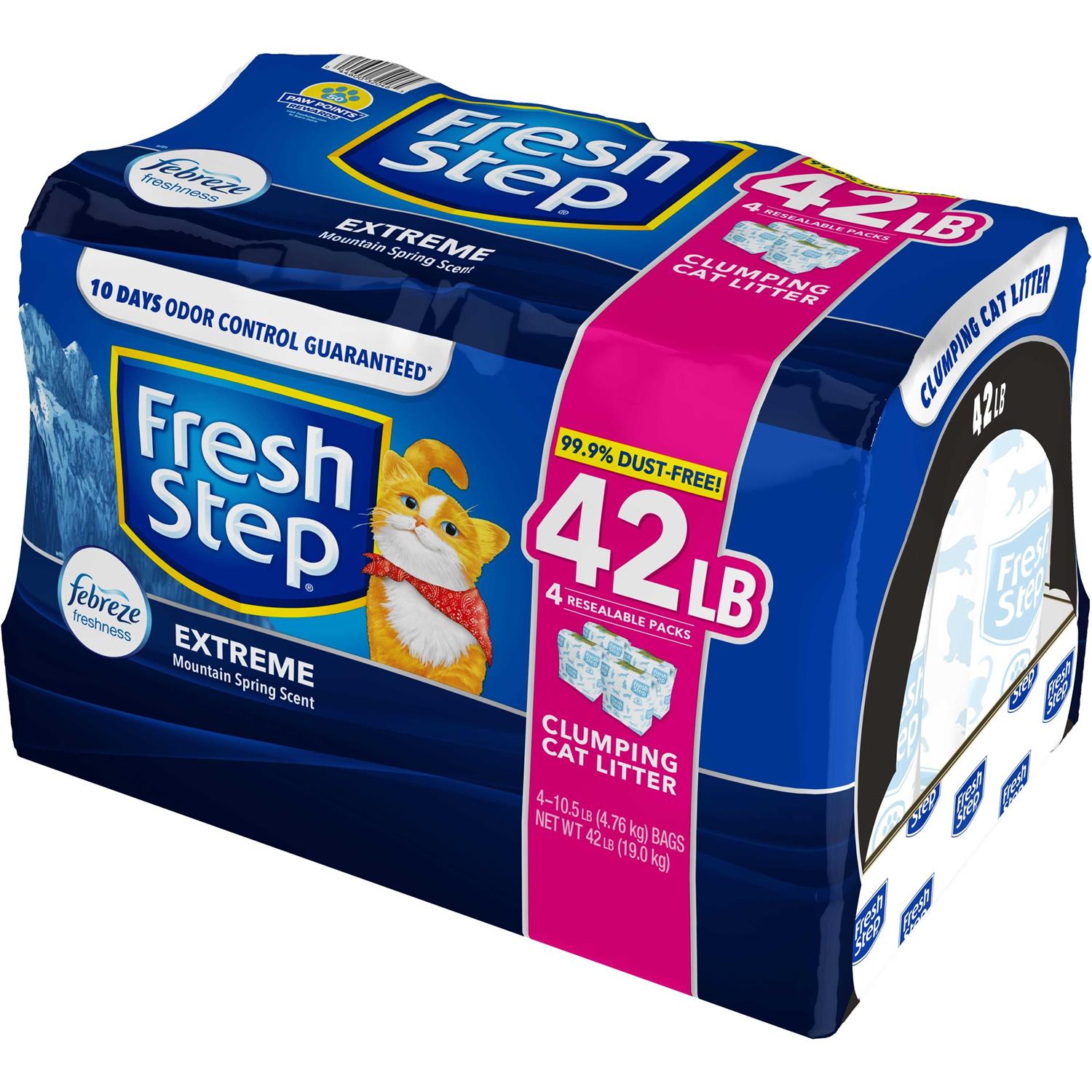 Fresh Step Extreme Clumping Cat Litter with Febreze