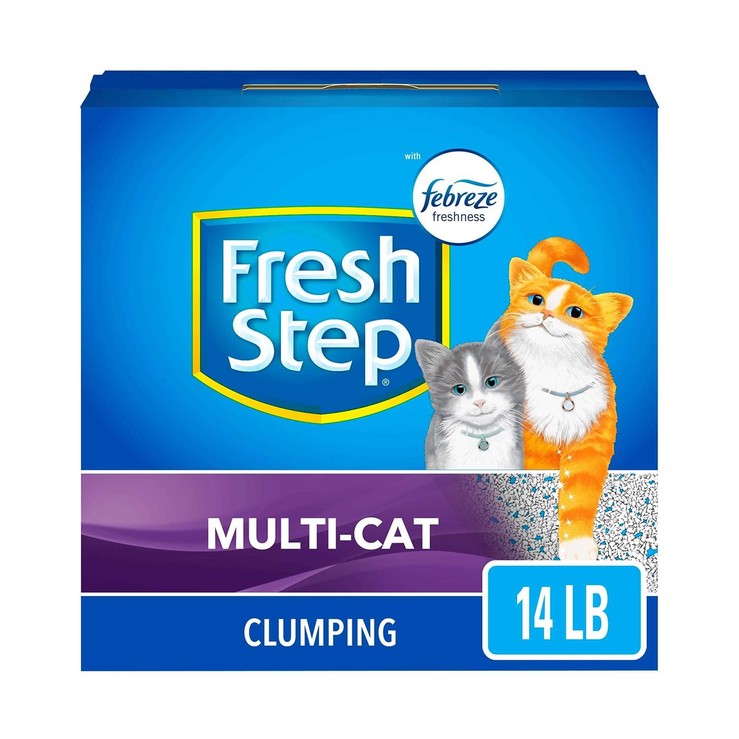 Fresh Step Multi-Cat Scented Litter Febreze