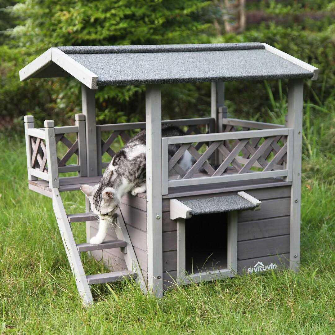 Aivituvin Outdoor & Indoor Cat House AIR09-B