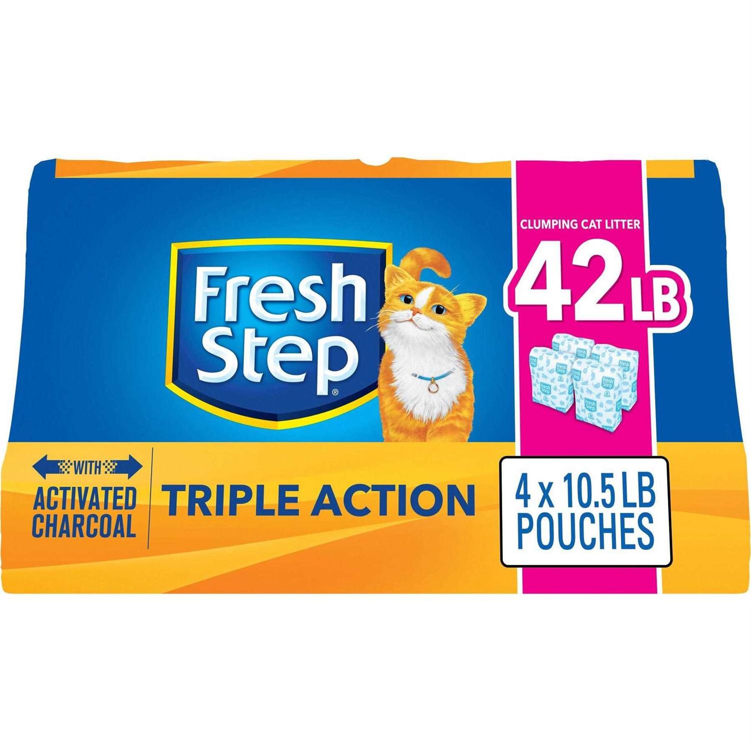 Fresh Step Clean Paws Triple Action Clumping Cat Litter