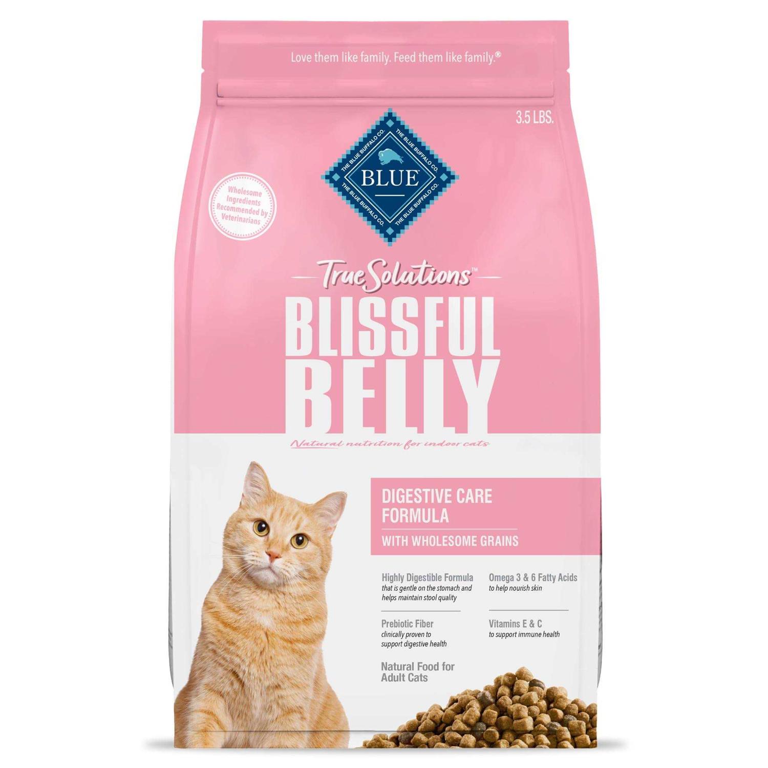 Blue Buffalo True Solutions Blissful Belly Digestive Care Adult Dry Cat Food