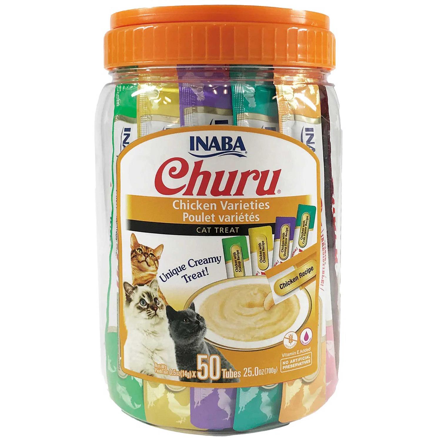 Inaba Churu Cat Treats Chicken Variety Pack