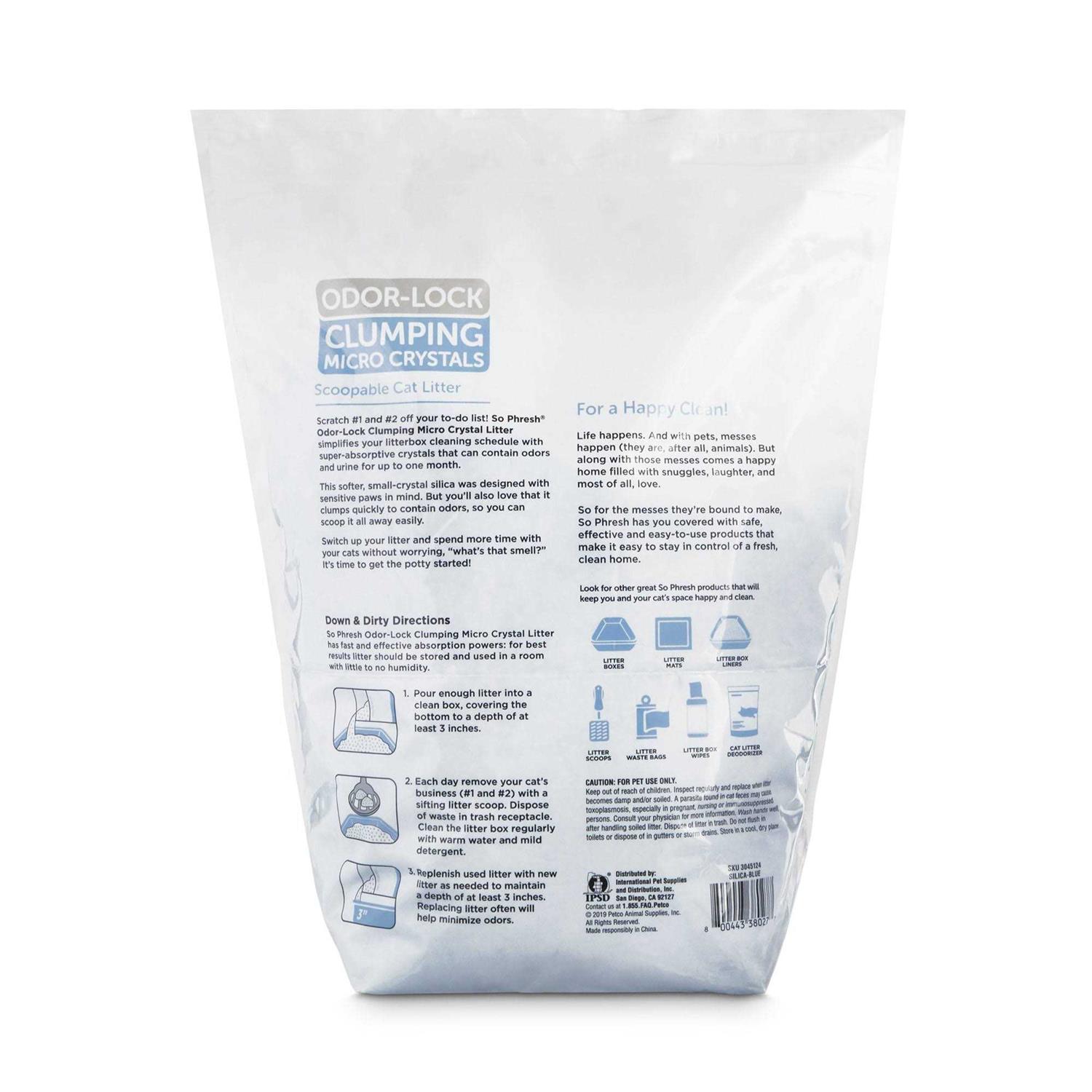 Alternative view of So Phresh Scoopable Odor-Lock Clumping Micro Crystal Cat Litter Silica