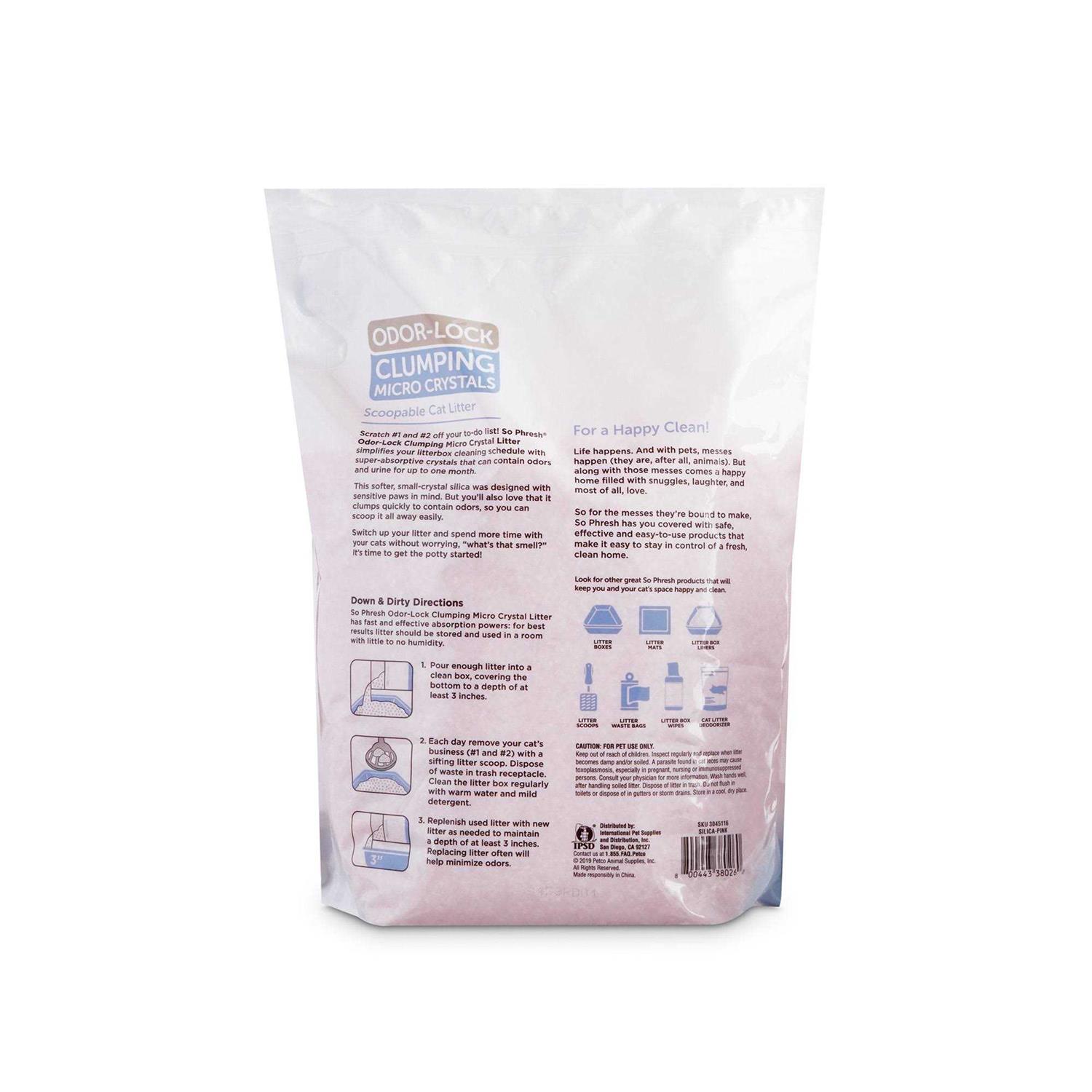 Alternative view of So Phresh Scoopable Odor-Lock Clumping Micro Crystal Cat Litter Silica