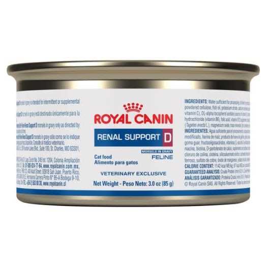 Alternative view of Royal Canin Veterinary Diet Feline Renal Support D Canned Food