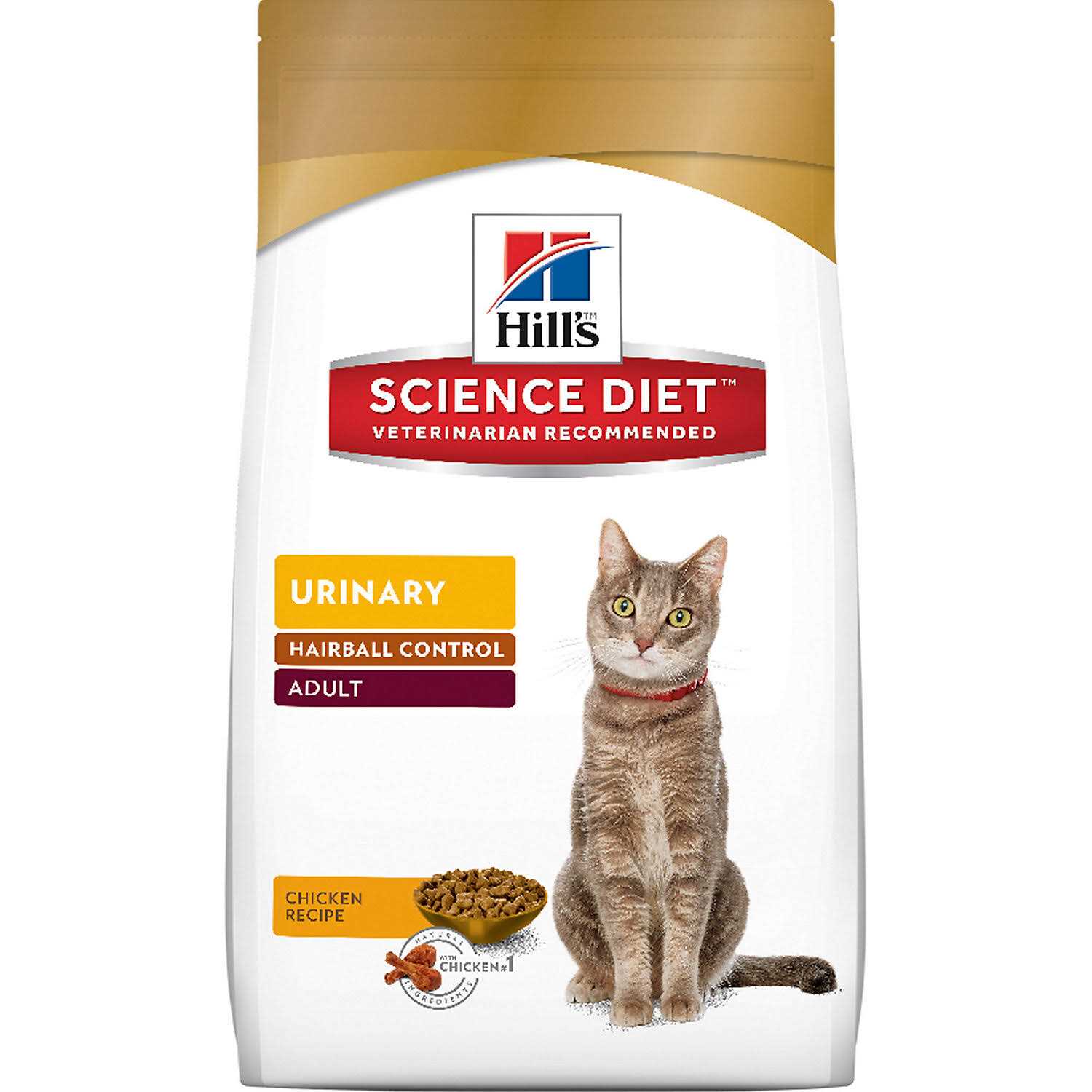 Science Diet Urinary & Hairball Control Adult Dry Cat Food