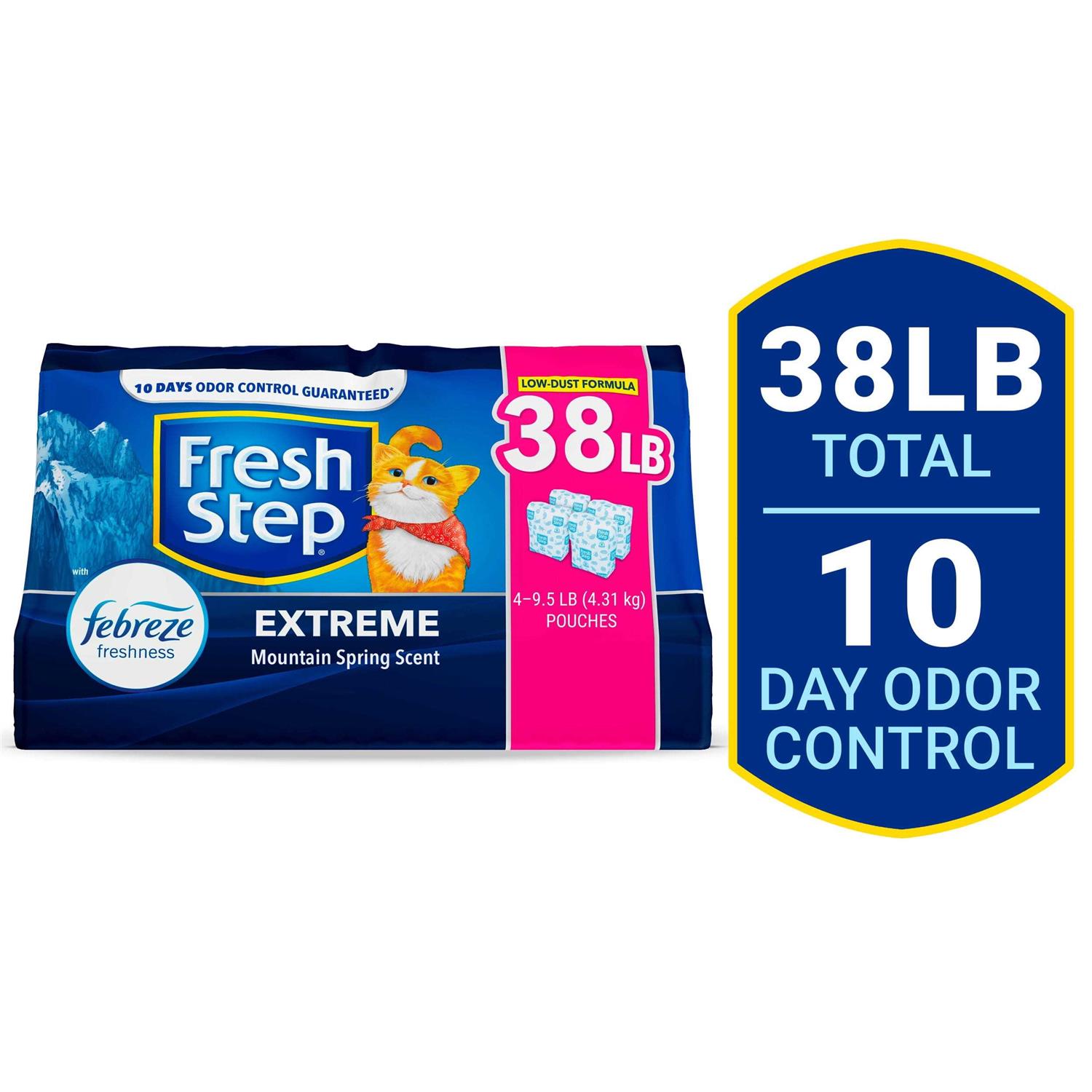 Fresh Step Extreme Febreze Clumping Cat Litter
