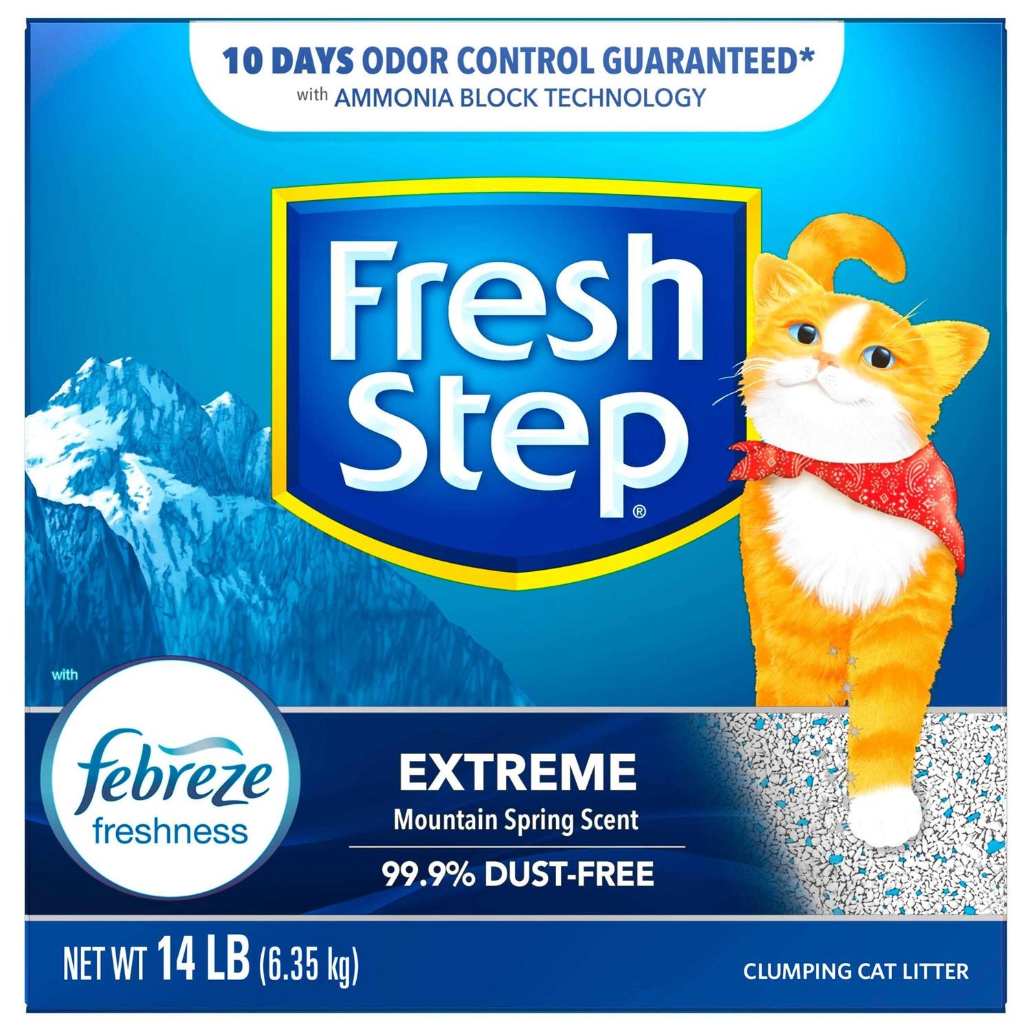 Alternative view of Fresh Step Extreme Febreze Clumping Cat Litter