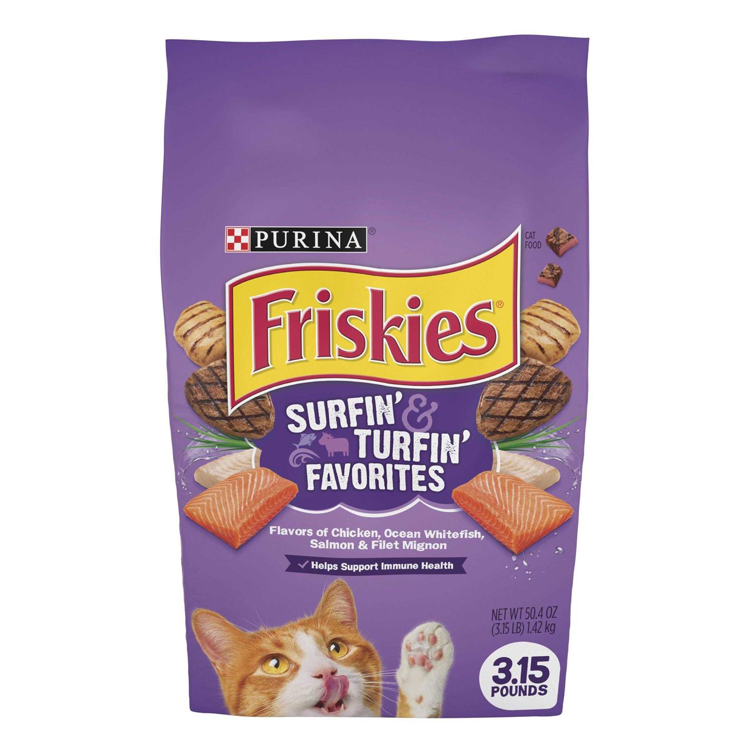 Friskies Surfin' & Turfin' Favorites Dry Cat Food
