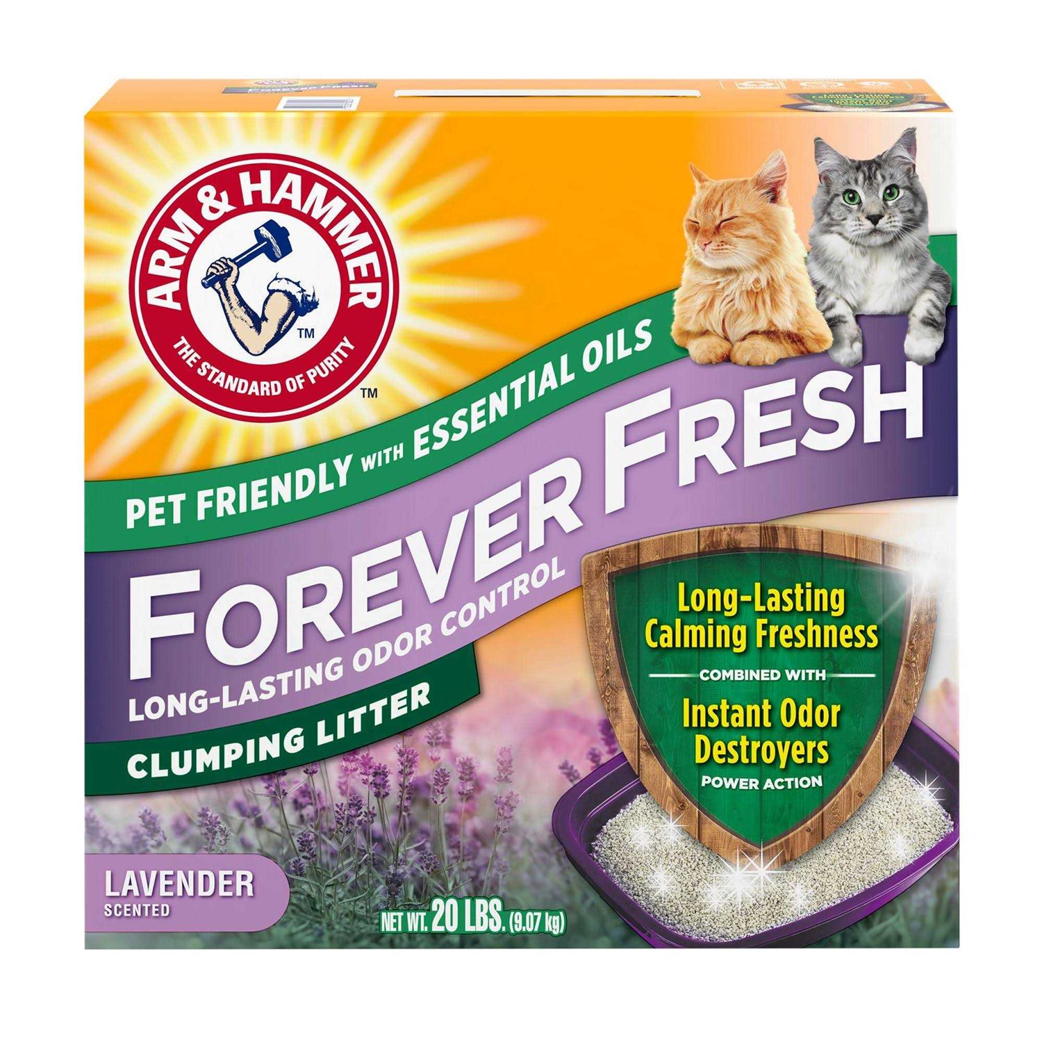 Arm & Hammer Forever Fresh Clumping Cat Litter Lavender