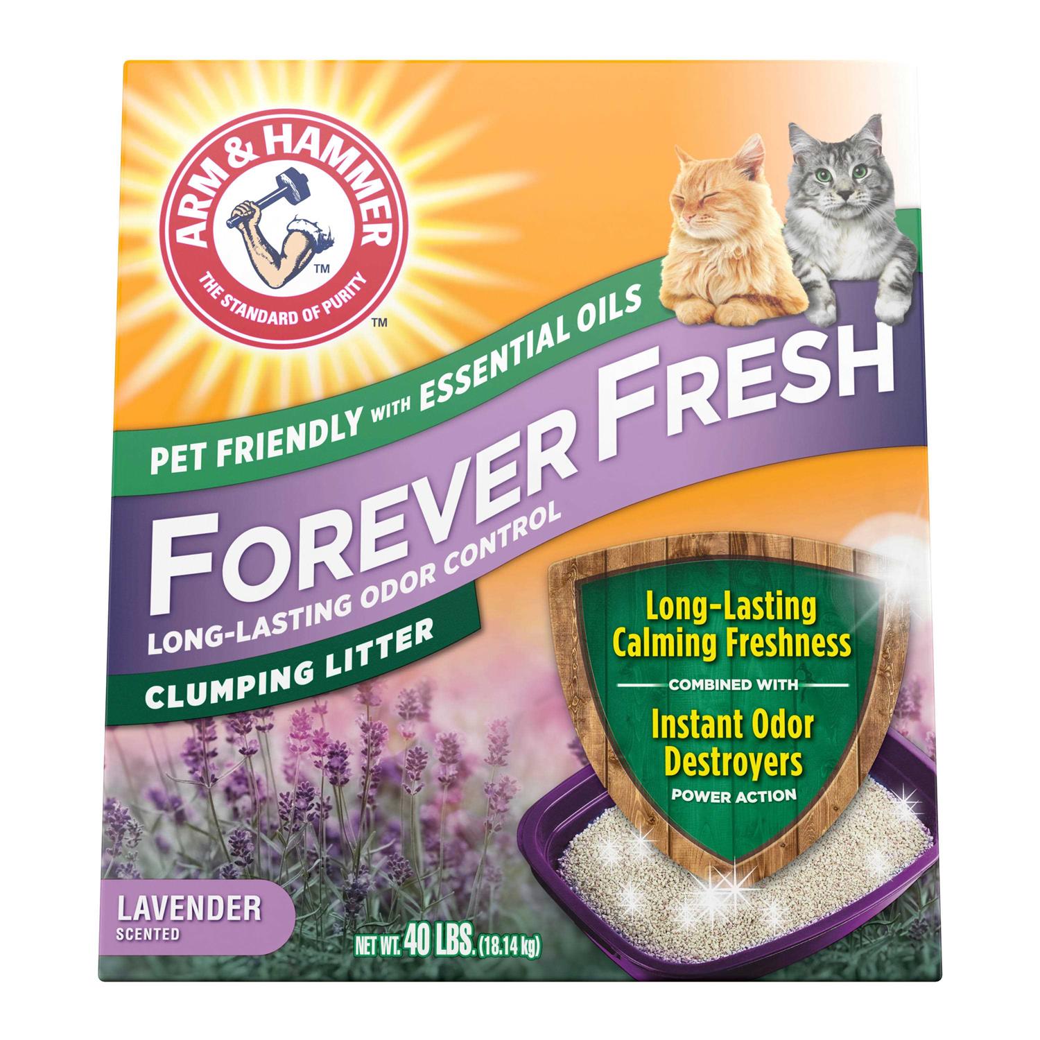 Arm & Hammer Forever Fresh Clumping Cat Litter Lavender
