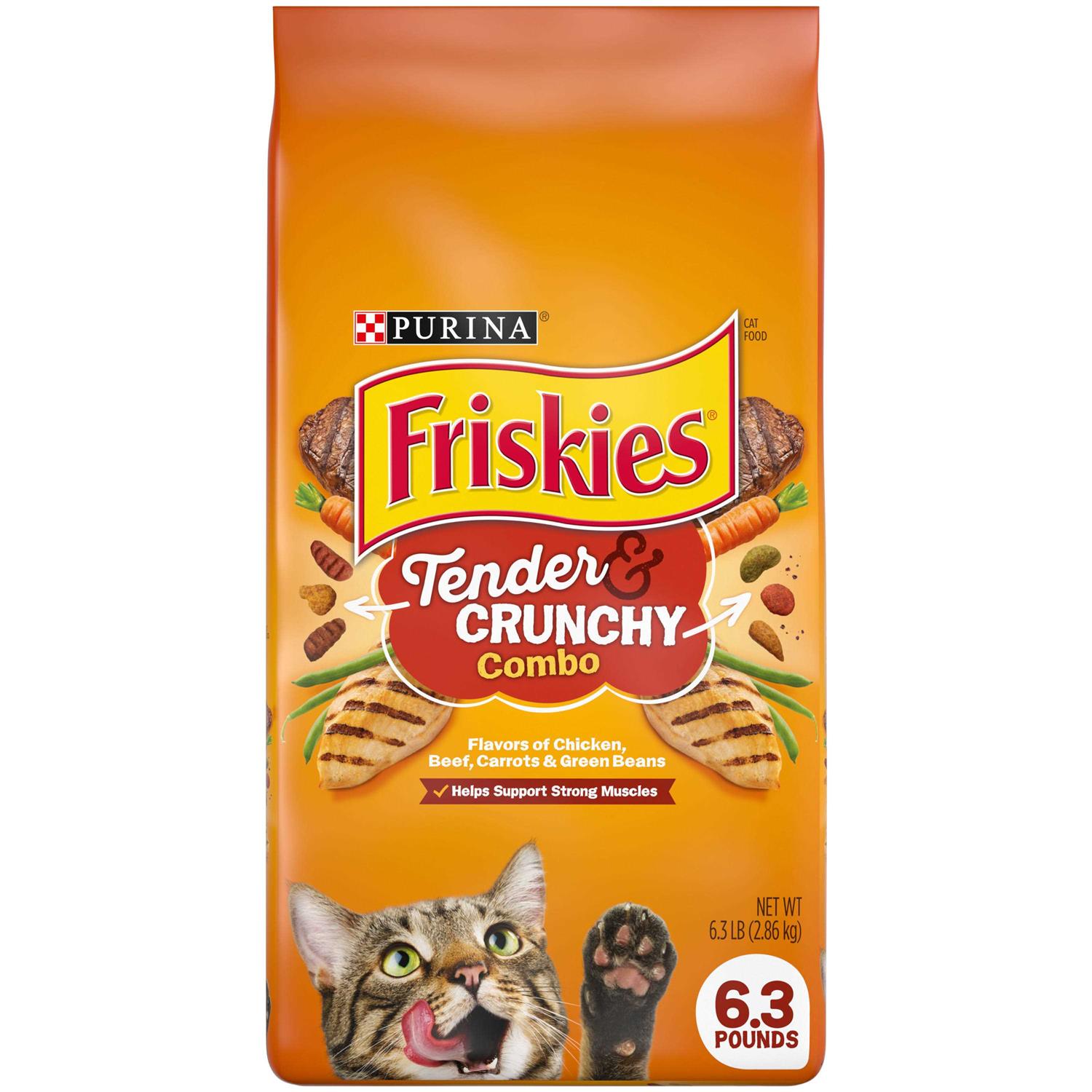 Purina Friskies Tender Crunchy Combo Dry Cat Food