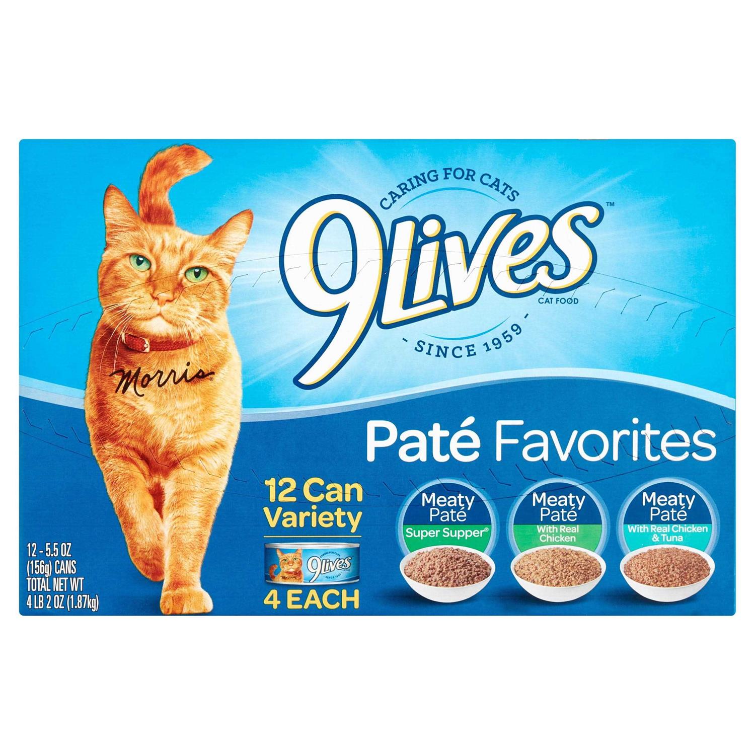 Alternative view of 9Lives Favorites Wet Cat Food Variety Pack