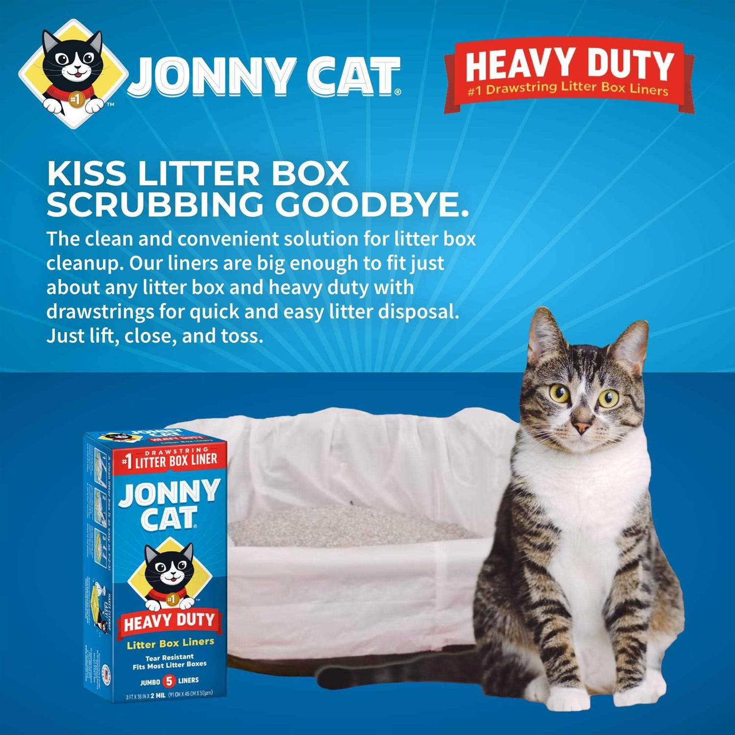 Alternative view of Jonny Cat Heavy Duty Litter Box Liners