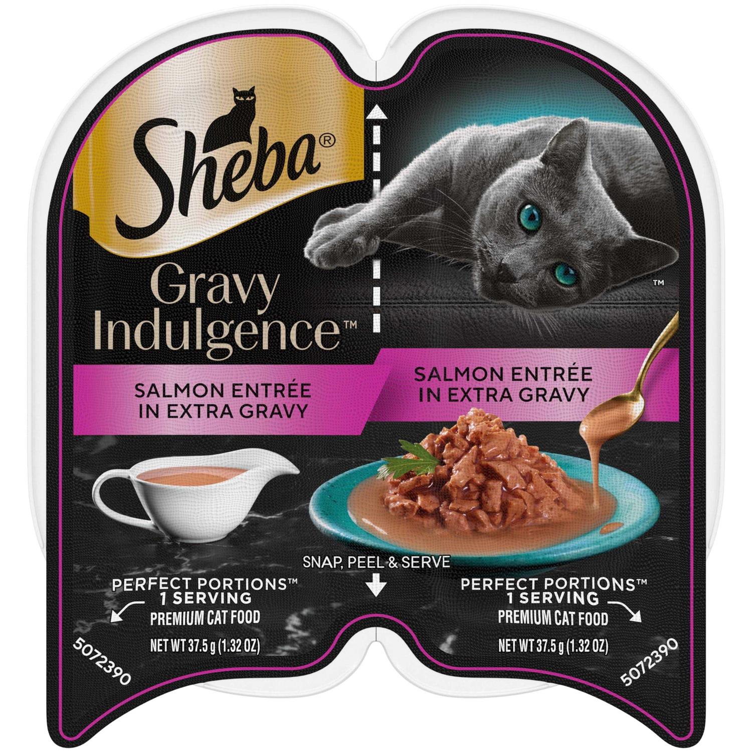 SHEBA PERFECT PORTIONS Gravy INDULGENCE Adult Wet Cat Food