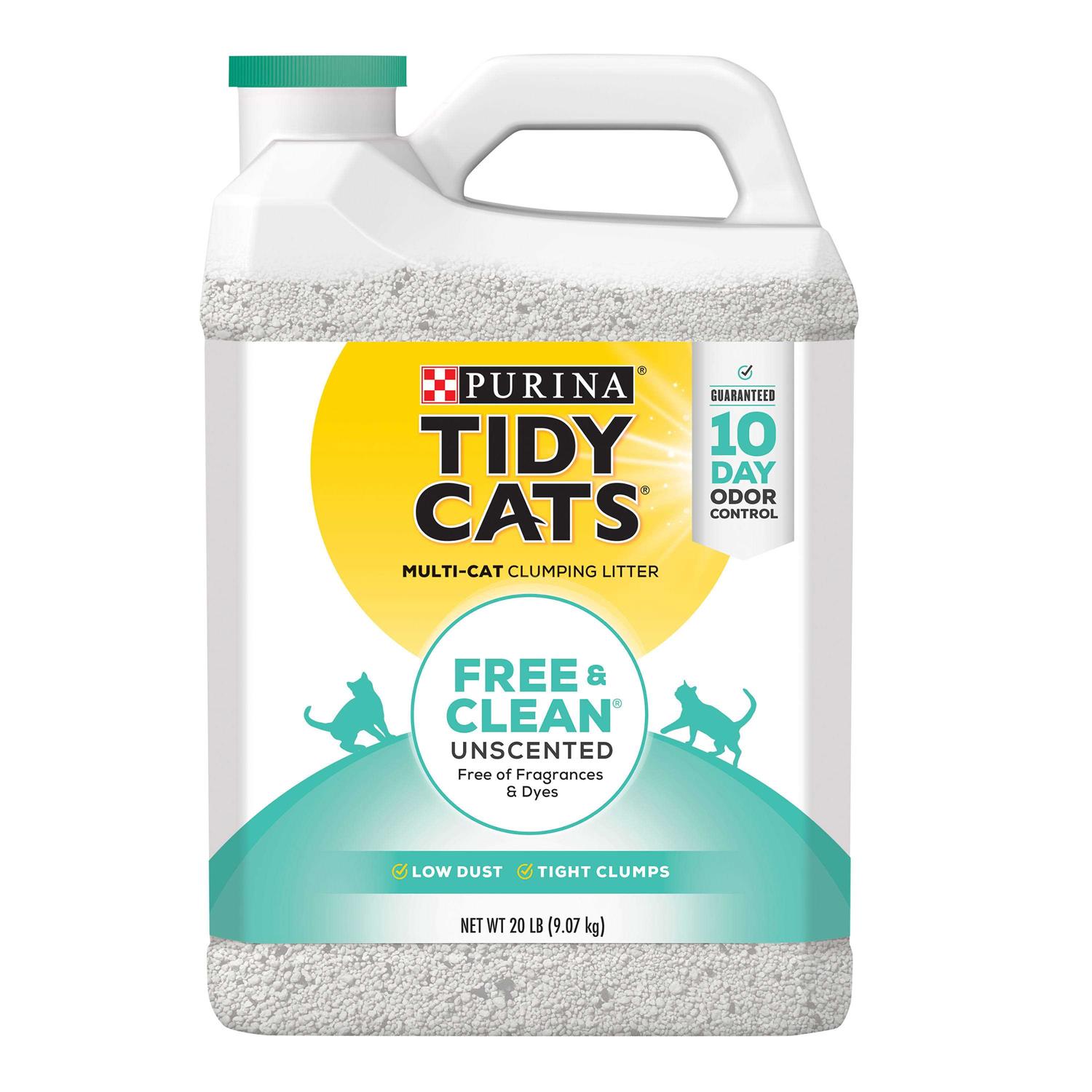 Purina Tidy Cats Free & Clean Clumping Cat Litter Unscented