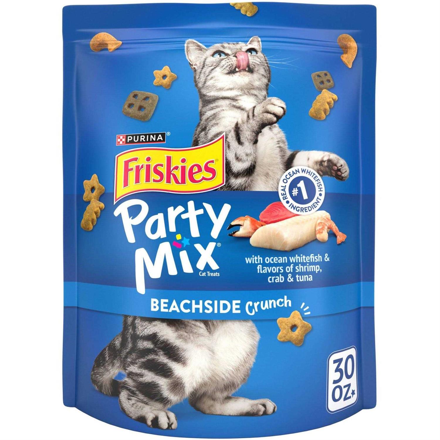 Friskies Cat Treats Party Mix Crunch