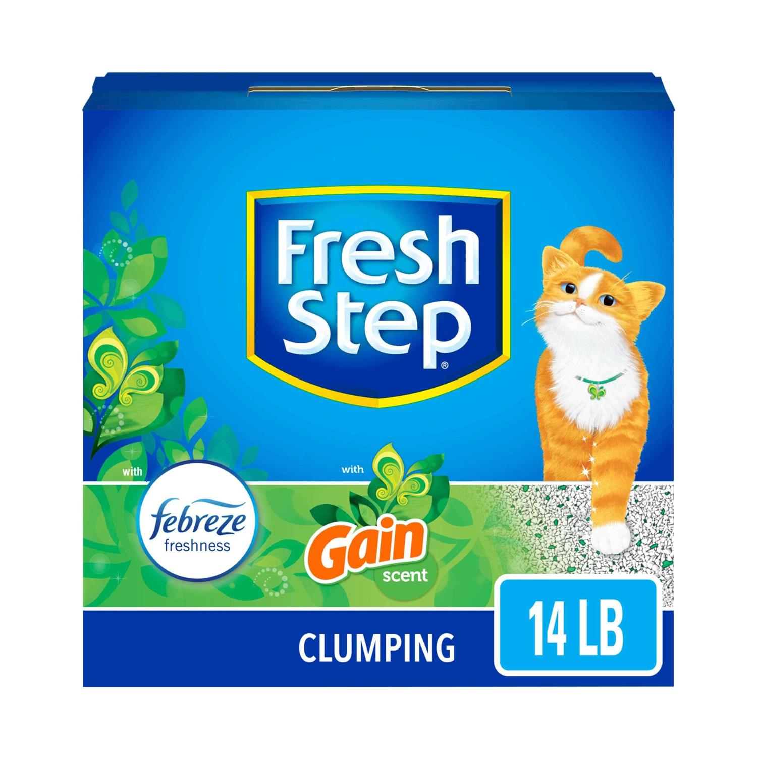 Fresh Step Febreze With Refreshing Gain Scent Clumping Cat Litter