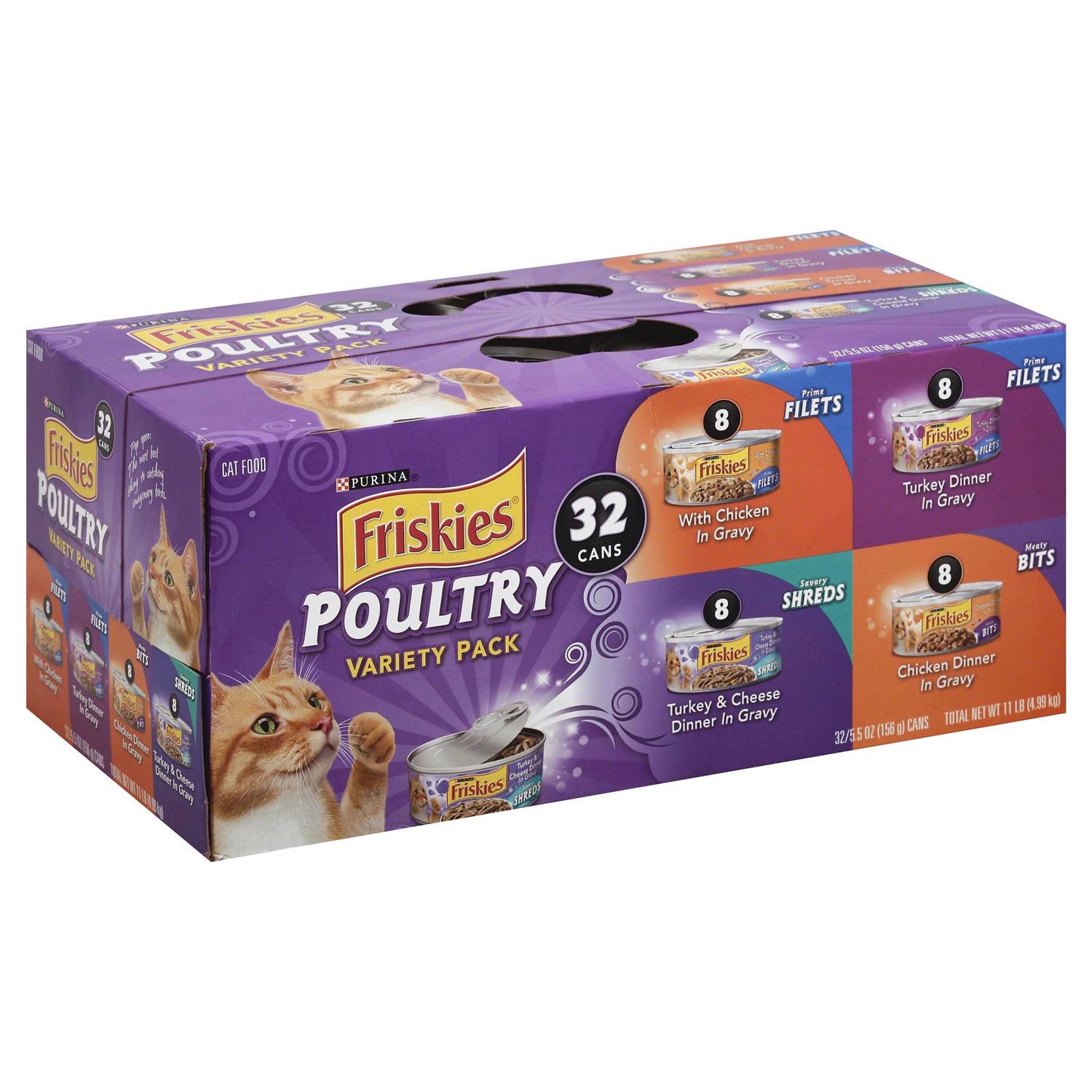 Purina Friskies Poultry Cat Food Variety Pack
