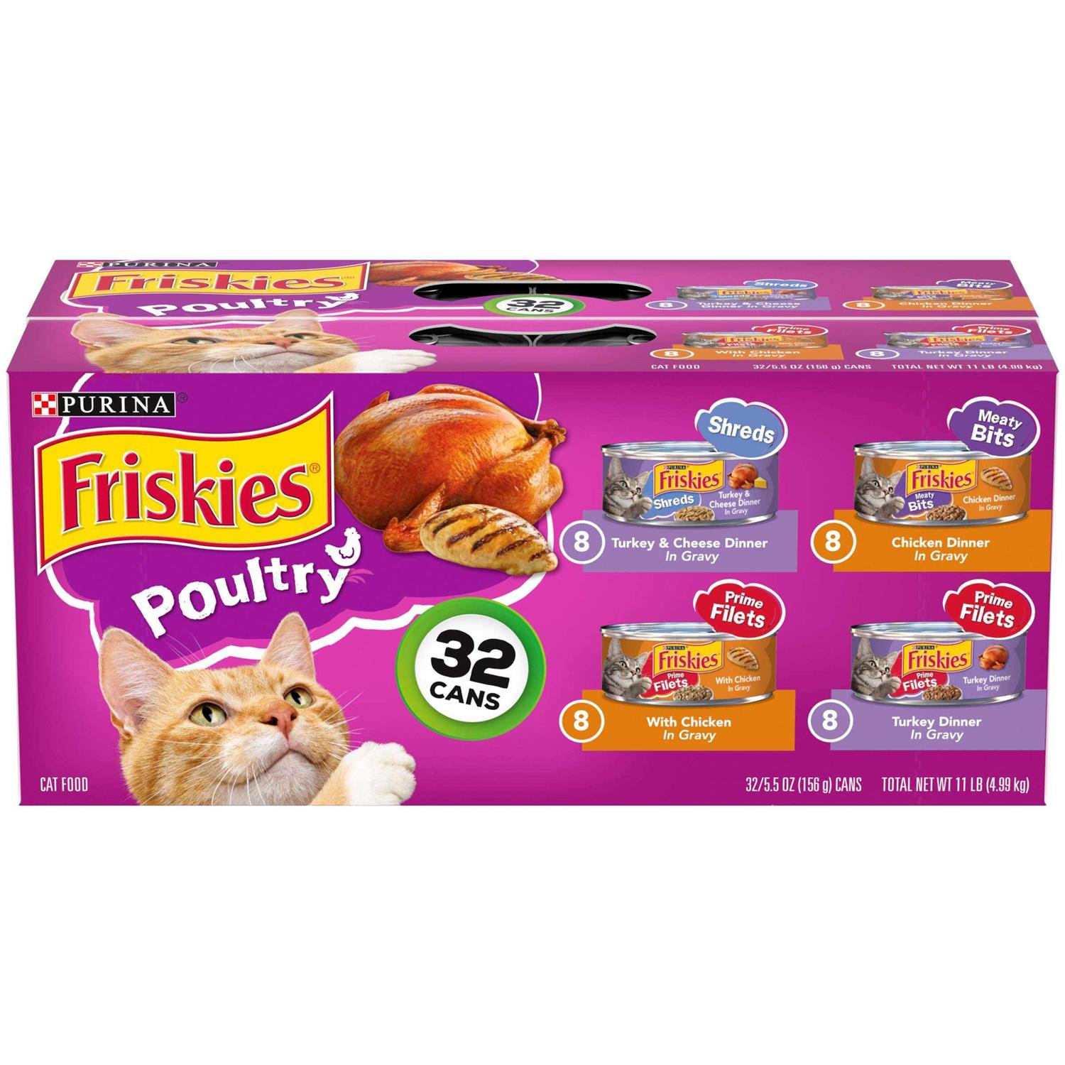 Purina Friskies Poultry Cat Food Variety Pack