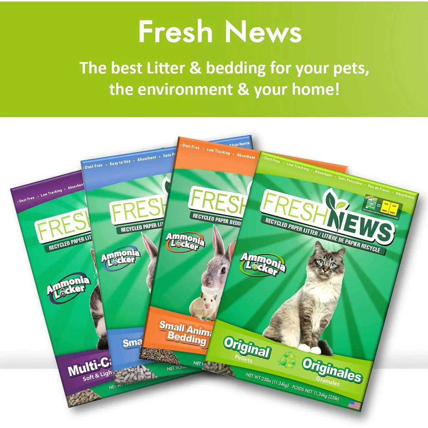 Alternative view of Fresh News Cat Litter