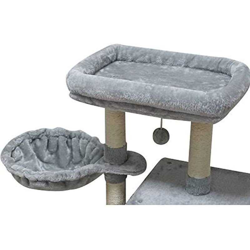 Alternative view of FISH&nap us09h Cute Cat Tree Kitten Cat Tower for Indoor Cat Condo Sisal Scratching Posts with Jump Platform Cat Furniture Activity Center Play House