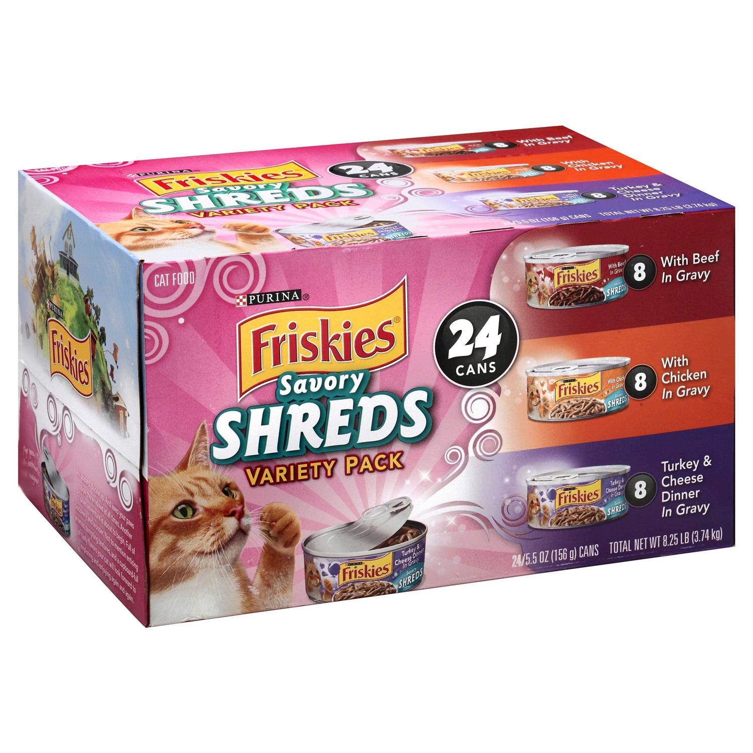 Purina Friskies Savory Shreds Wet Cat Food