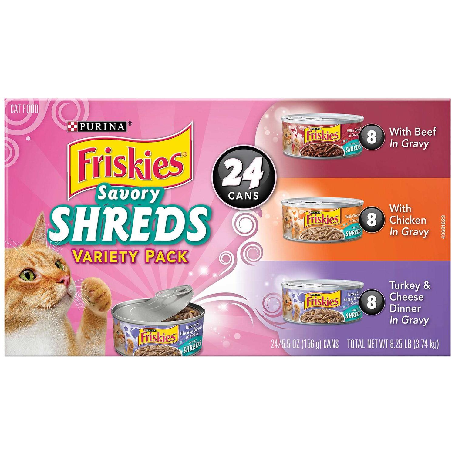 Alternative view of Purina Friskies Savory Shreds Wet Cat Food