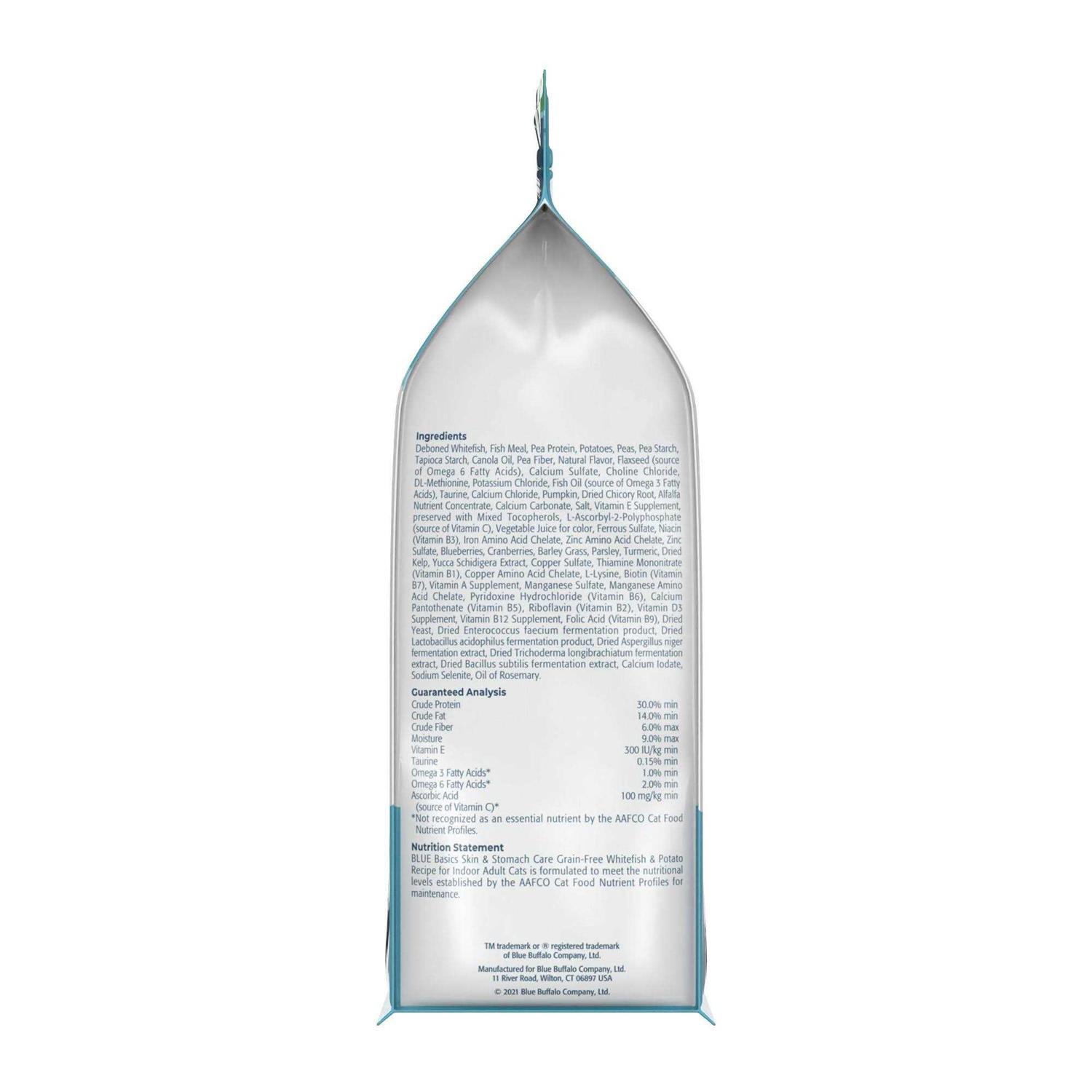 Alternative view of BLUE Basics Grain-Free Adult Indoor Dry Cat Food