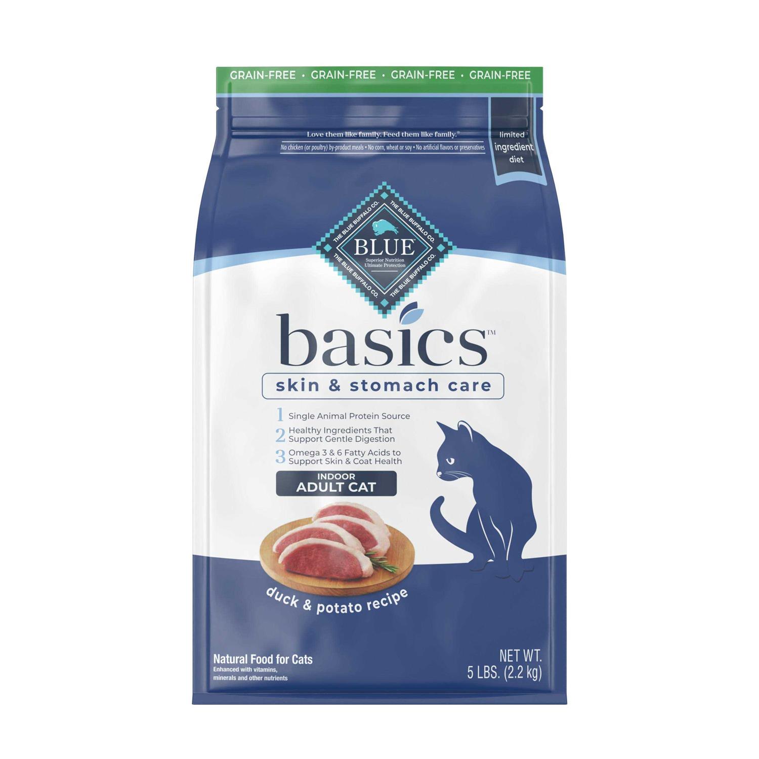 BLUE Basics Grain-Free Adult Indoor Dry Cat Food