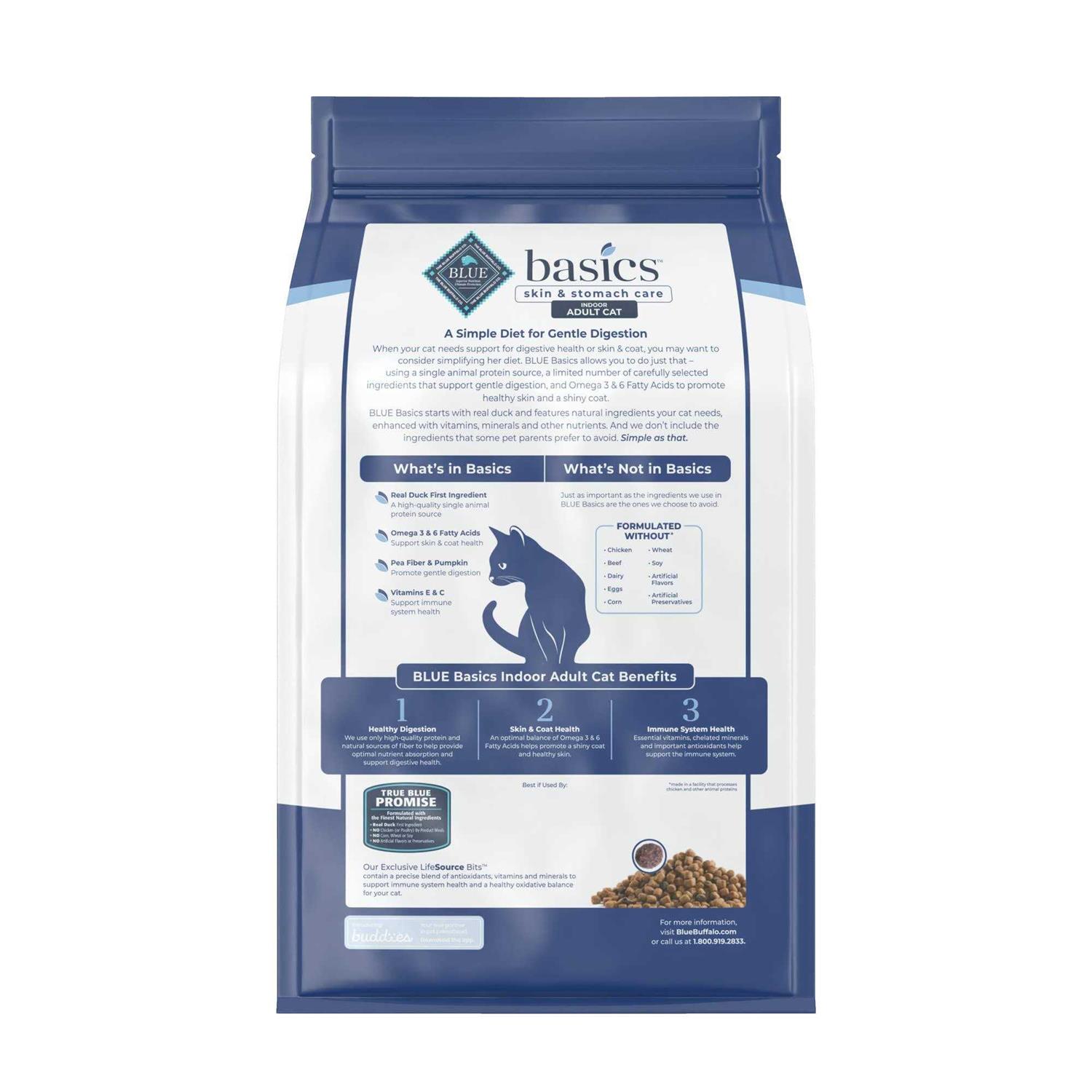 Alternative view of BLUE Basics Grain-Free Adult Indoor Dry Cat Food