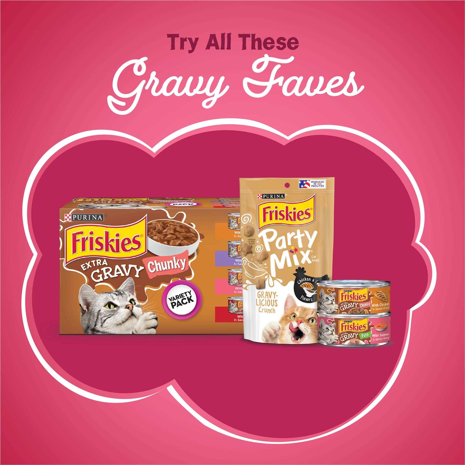Alternative view of Friskies Dry Cat Food Gravy Swirlers