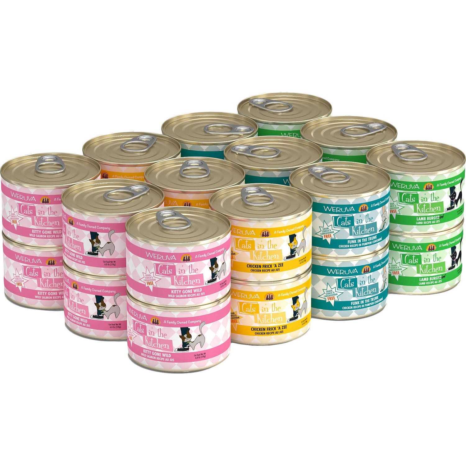Alternative view of Weruva Cats in the Kitchen Cuties Cat Food Variety Pack