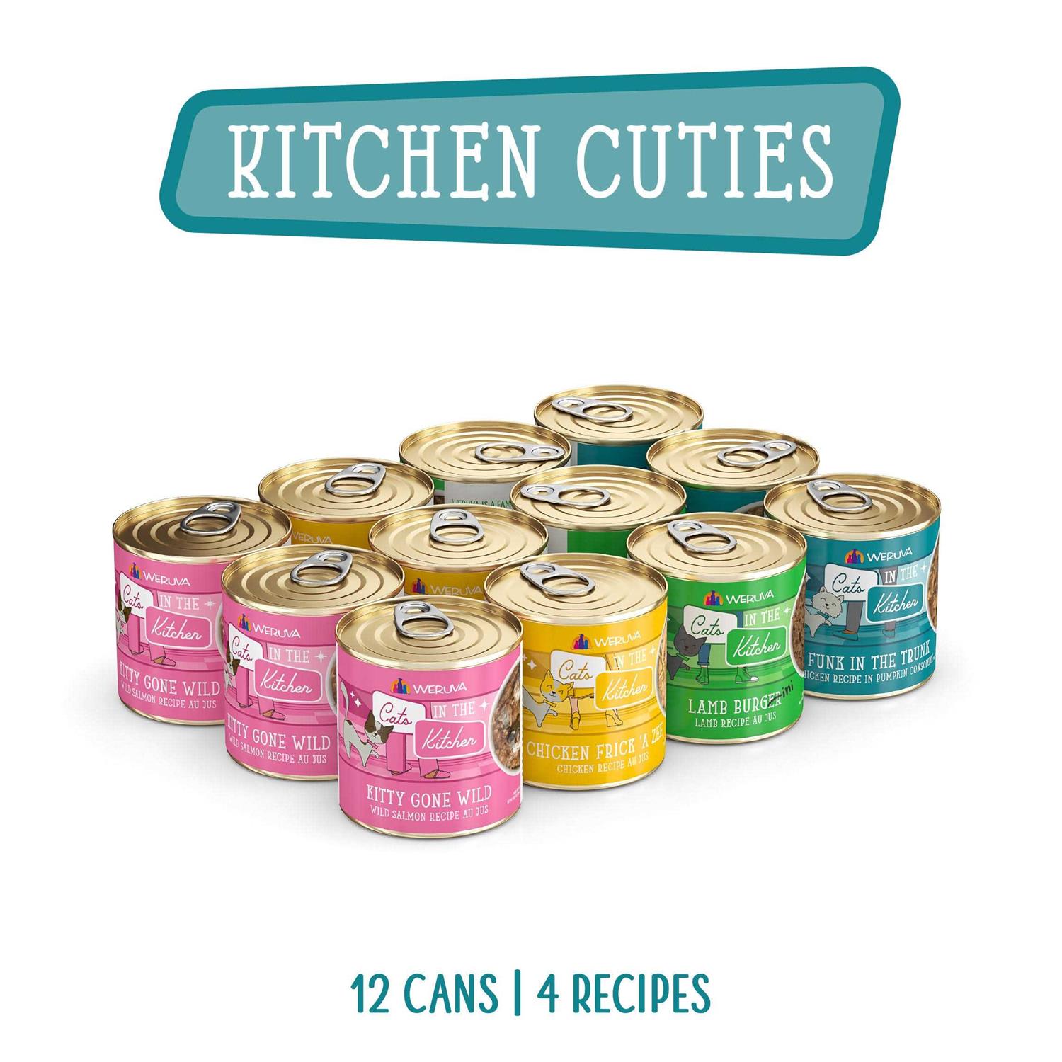 Alternative view of Weruva Cats in the Kitchen Cuties Cat Food Variety Pack