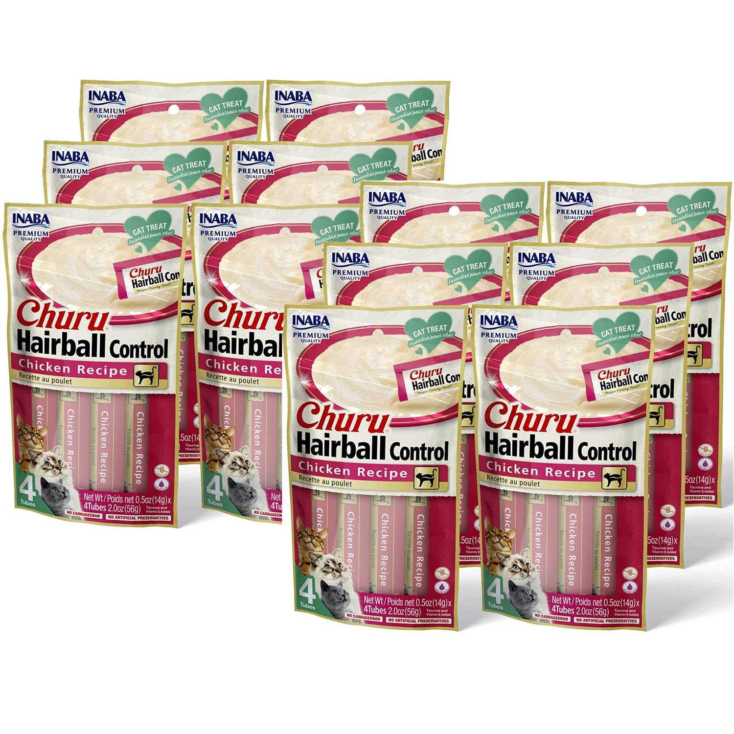 Inaba Churu Hairball Control Cat Treat Chicken