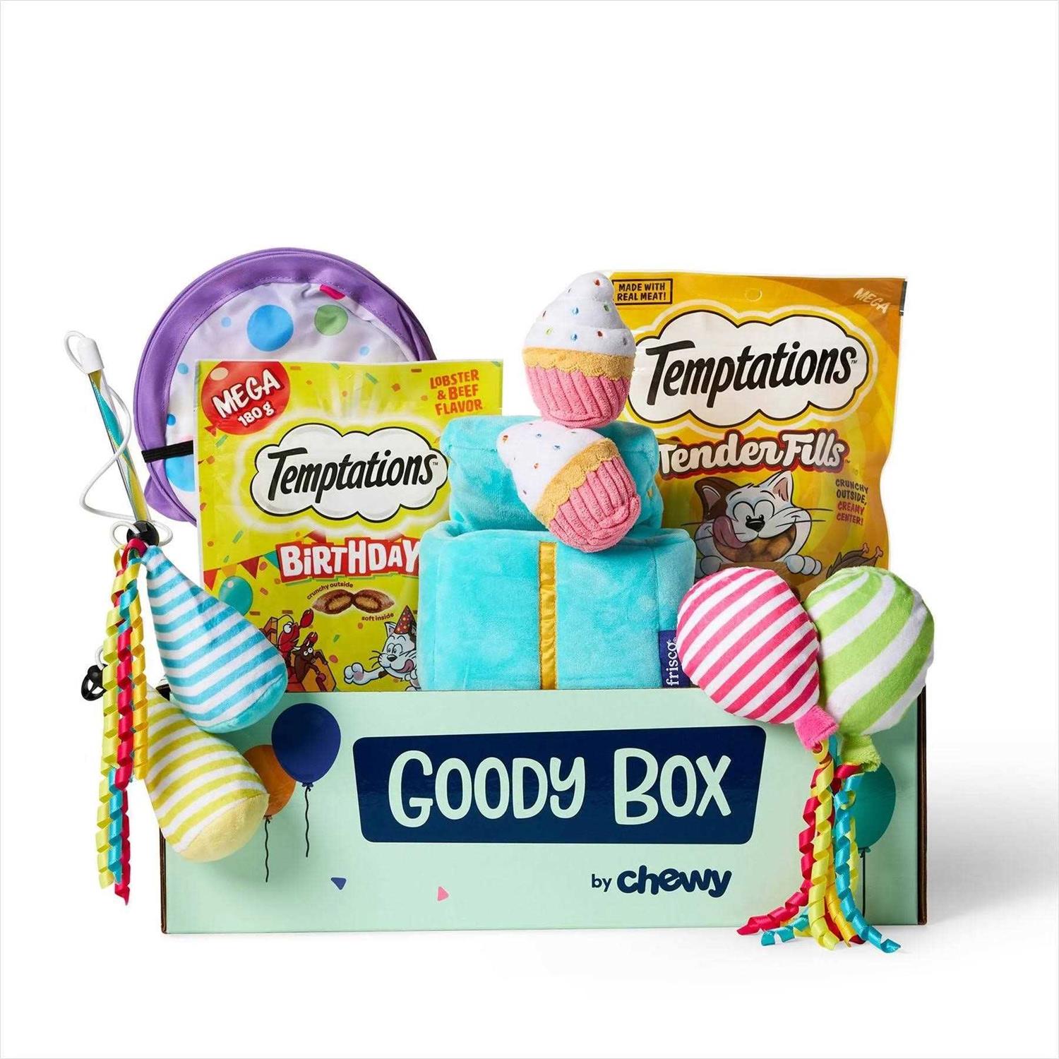 Goody Box Birthday Cat Toys