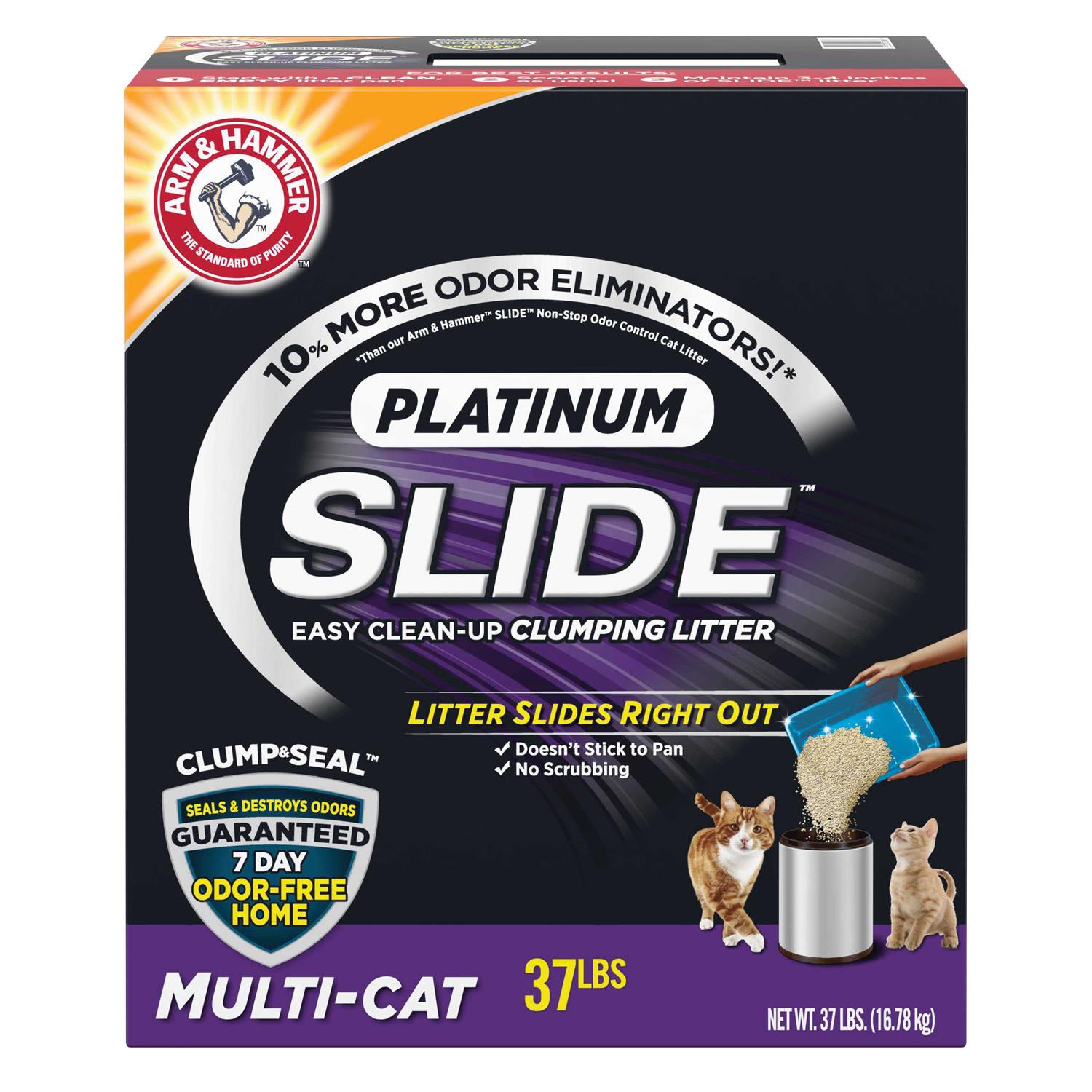 Arm Hammer Slide Platinum Easy Clean-Up Clumping Cat Litter